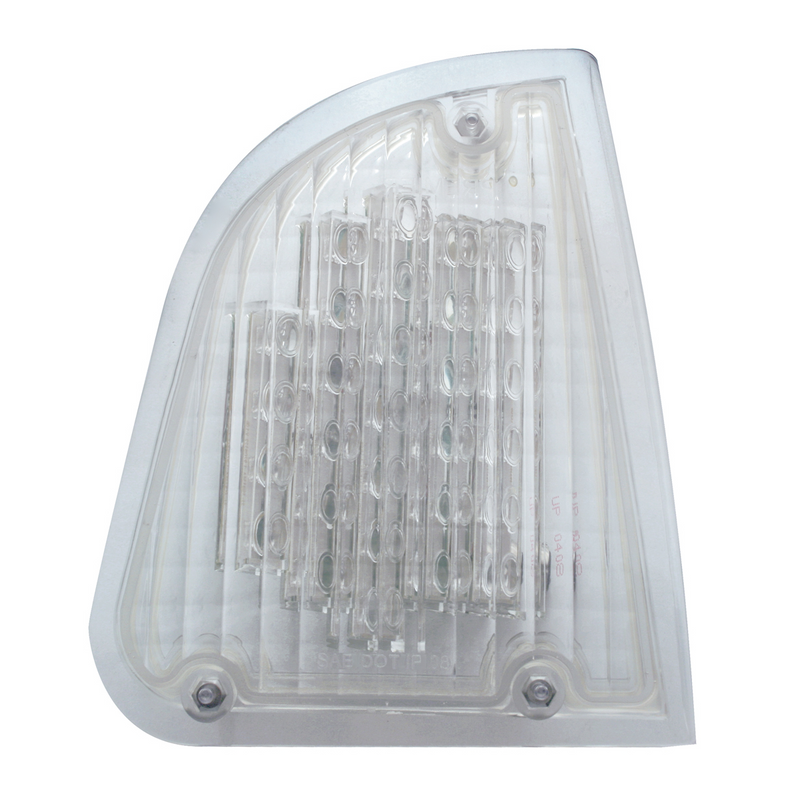 UP-39339 29 LED Turn Signal Light For 1985-2007 Kenworth T600 (Passenger) - Amber LED/Clear Lens