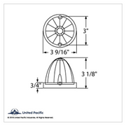UP-39345B specification drawing