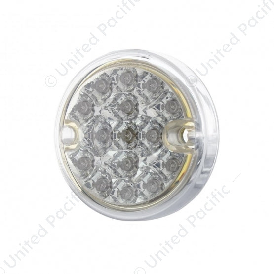 39389B 15 LED 3" Reflector Series 3 Light For Double Face Light Housing - Red LED/Clear Lens (Bulk)