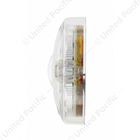 39389B 15 LED 3" Reflector Series 3 Light For Double Face Light Housing - Red LED/Clear Lens (Bulk)