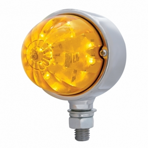 UP-39488 17 LED Watermelon Single Face Light - Amber LED/Amber Lens