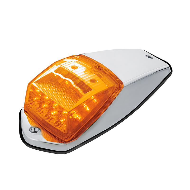 UP-39529 17 LED Reflector Grakon 5000 Style Cab Light Kit - Amber LED/Amber Lens