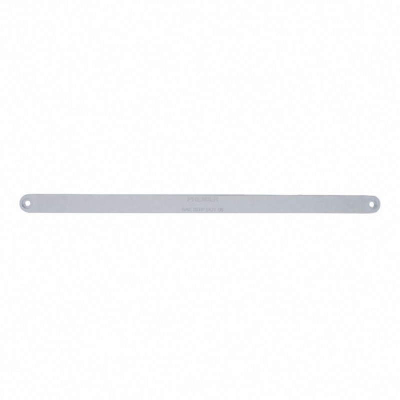Tira de luz auxiliar de 14 LED de 12" - LED rojo/lente cromada (a granel)