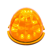 UP-39731B 17 LED Dual Function Watermelon Cab Light - Amber LED/Amber Lens (Bulk)
