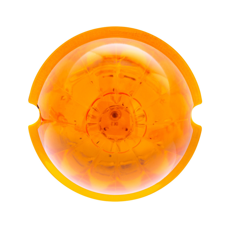 UP-39731B 17 LED Dual Function Watermelon Cab Light - Amber LED/Amber Lens (Bulk)