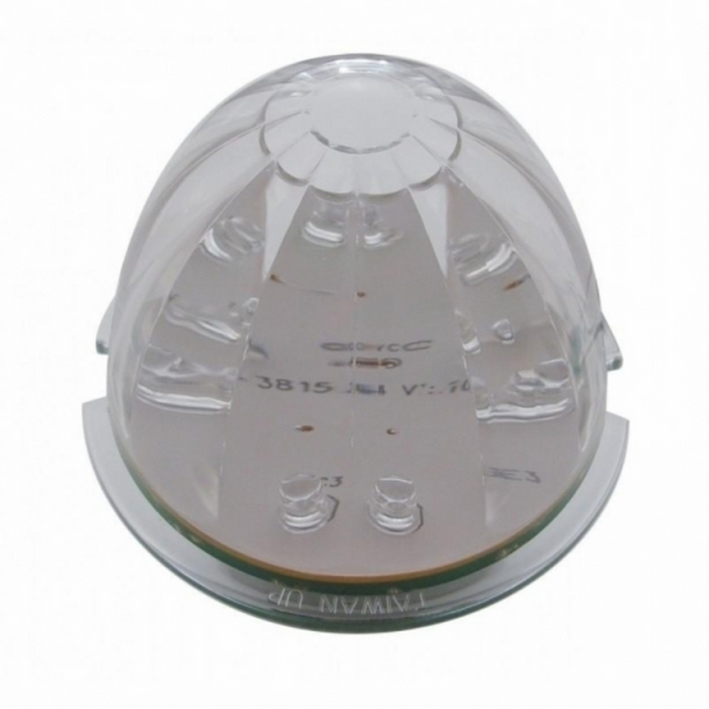 UP-39734B 17 LED Dual Function Watermelon Cab Light - Red LED/Clear Lens (Bulk)