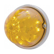 17 LED Dual Function Watermelon Flush Mount Kit With Low Profile Bezel - (Amber LED/Amber Lens)  #39782 watermelon sealed led Goldenrod