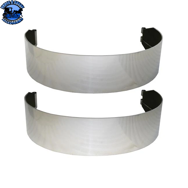 01-0601003K CSM 8 Inch Stainless Steel Fuel Tank Strap Kit For Peterbilt W/ 26 Inch Diameter Tanks