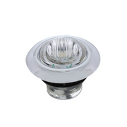 UP-39937 3 LED 3/4" Mini Light With Bezel (Clearance/Marker) - White LED/Clear Lens