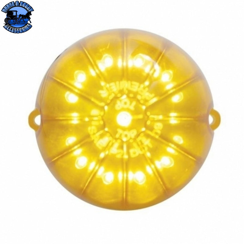 UP-39951B 19 LED Bullet Style Grakon 1000 Cab Light - Amber LED/Clear Lens (Bulk)