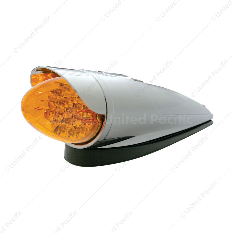 UP-39958 19 LED Reflector Grakon 1000 Cab Light Kit With Visor - Amber LED/Amber Lens