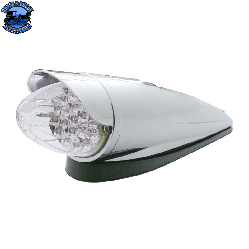 UP-39959 19 LED Reflector Grakon 1000 Cab Light Kit With Visor - Amber LED/Clear Lens