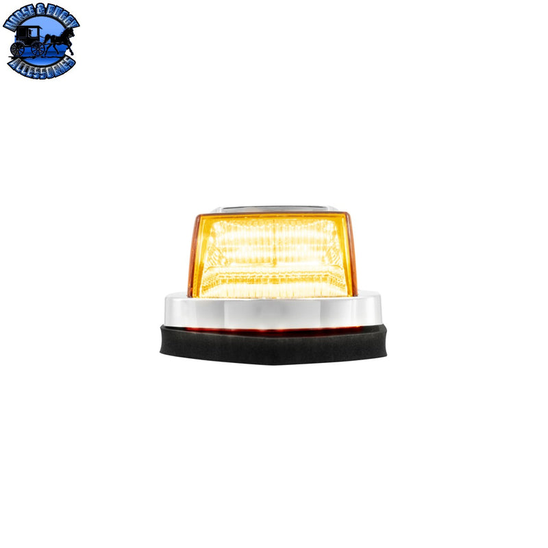 UP-39983 8 LED Roof Cab Light For 2013-2021 Kenworth T680/T880 -Amber LED/Amber Lens
