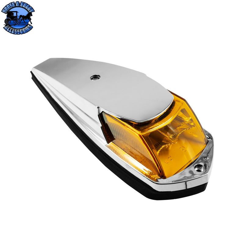 UP-39983 8 LED Roof Cab Light For 2013-2021 Kenworth T680/T880 -Amber LED/Amber Lens