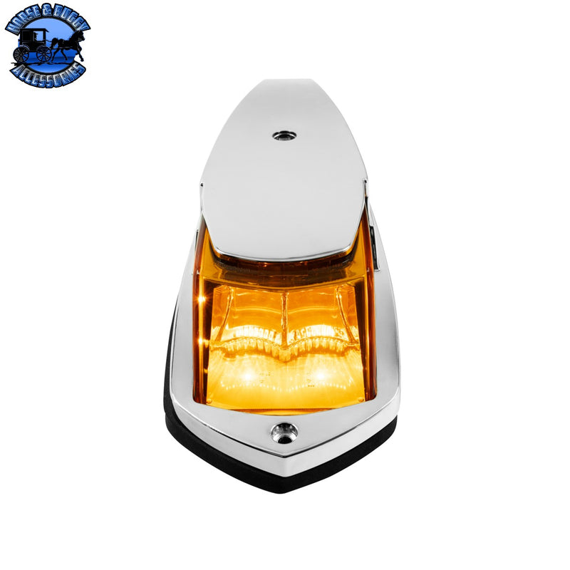 UP-39983 8 LED Roof Cab Light For 2013-2021 Kenworth T680/T880 -Amber LED/Amber Lens
