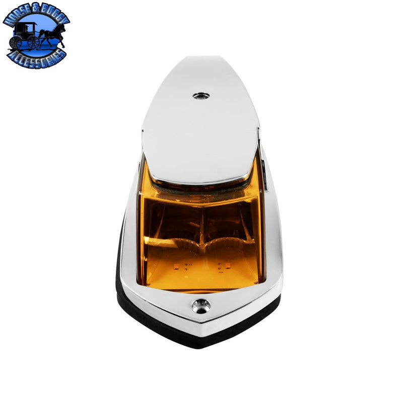 UP-39983 8 LED Roof Cab Light For 2013-2021 Kenworth T680/T880 -Amber LED/Amber Lens