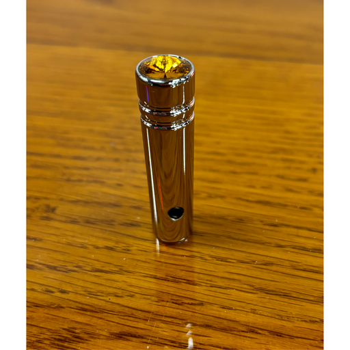 92890 1-7/8" CR. ALUM. SWITCH EXTEN. W/AMBER CRYSTAL FOR PETERBILT TOGGLE SWITCH Dark Goldenrod