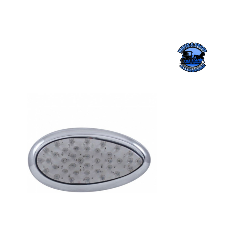 39 AMBER LED FREIGHTLINER CASCADIA TEARDROP SIGNAL LIGHT (Choose Color) Teardrop Signal Light Clear Dark Gray