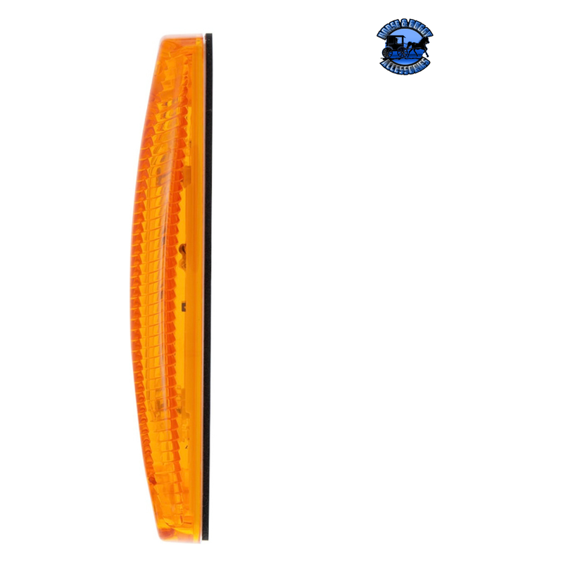 4 LED LIGHTTRACK Cab Light For 2018-2022 Freightliner Cascadia - Amber Lens LED LIGHTING Dark Orange