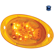 5 LED TURN SIGNAL LIGHT FOR 2008-2017 FREIGHTLINER CASCADIA - SLOPE LENS #36809 TURN SIGNAL Goldenrod