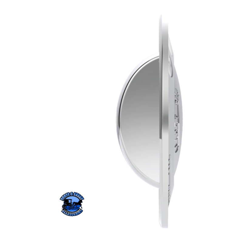 CHROME PLASTIC 2-PIECE HEADLIGHT WITH FOG LIGHT SWITCH COVER FOR 2008-2017 FREIGHTLINER CASCADIA #42071 Switch Cover Gray