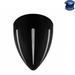 Black Black "Billet" Style Groove Headlight H4 Bulb With 34 Amber LED #32667 HEADLIGHT