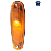 2 LED CAB LIGHT FOR 2018-2024 FREIGHTLINER CASCADIA - AMBER LED/AMBER LENS LED LIGHTING Chocolate