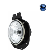 Crystal Headlight With Amber LED Halo Ring For 1996-2005 Freightliner Century #31281 Crystal Headlight Dark Slate Gray