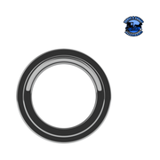CHROME PLASTIC SMALL GAUGE BEZEL FOR FREIGHTLINER (With or Without Visor) Gauge Bezel With,Without Gray