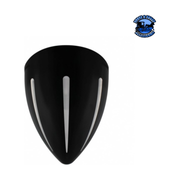 Black "Billet" Style Groove Headlight 5 LED Bulb - Chrome #32677 HEADLIGHT Black