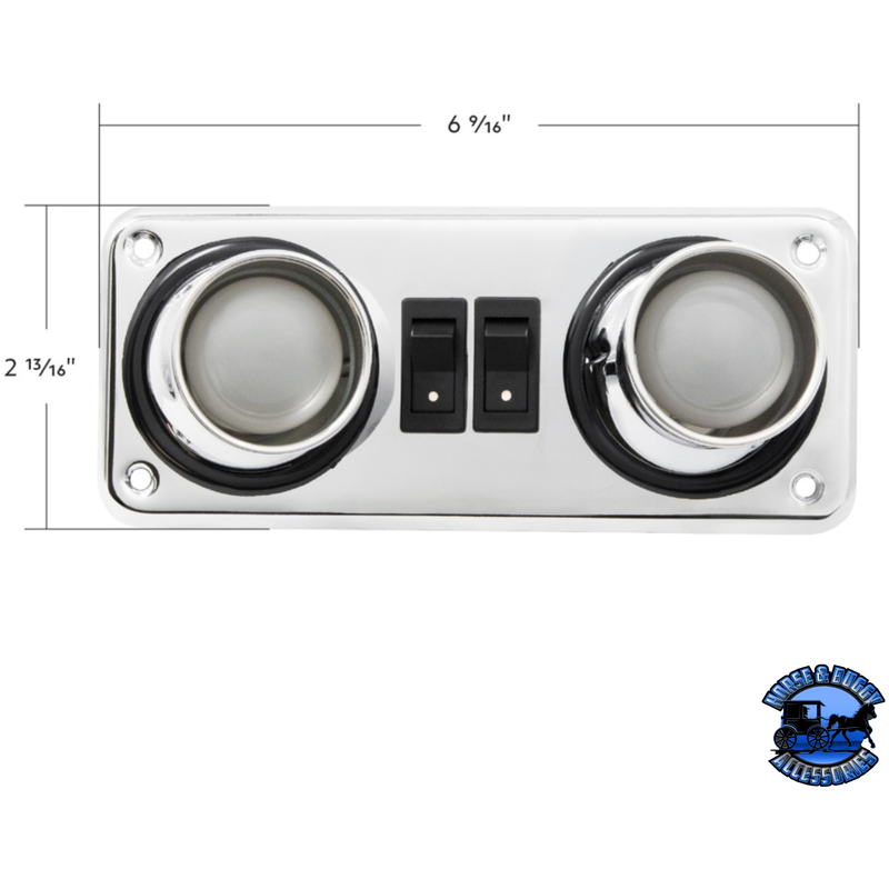 INTERIOR READING LIGHT - DOUBLE #31437 Interior Dark Slate Gray