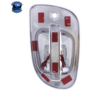 6 BLUE LED CHROME DOOR HANDLE COVER FOR FREIGHTLINER (Choose Side) LED DOOR HANDLE COVER Driver's Side,Passenger's Side Gray