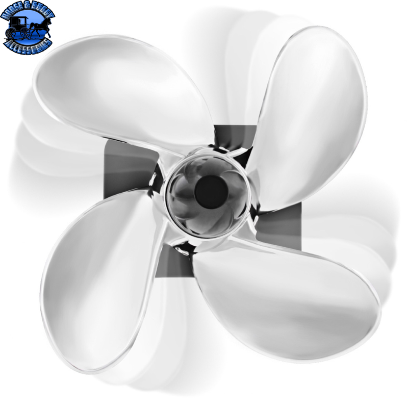 Spinning Propeller Hitch Cover For 2" X 2" Trailer Hitch Receivers #77009