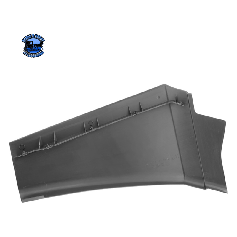 BUMPER AIR FLOW DEFLECTOR (WIDER VERSION) FOR 2018-2024 FREIGHTLINER CASCADIA (Choose Position) Bumper Driver,Passenger,Center Dim Gray