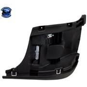 BUMPER END REINFORCEMENT WITHOUT FOG LIGHT HOLE FOR 2008-2017 FREIGHTLINER CASCADIA (Choose Side) Bumper End Passenger's Side Black
