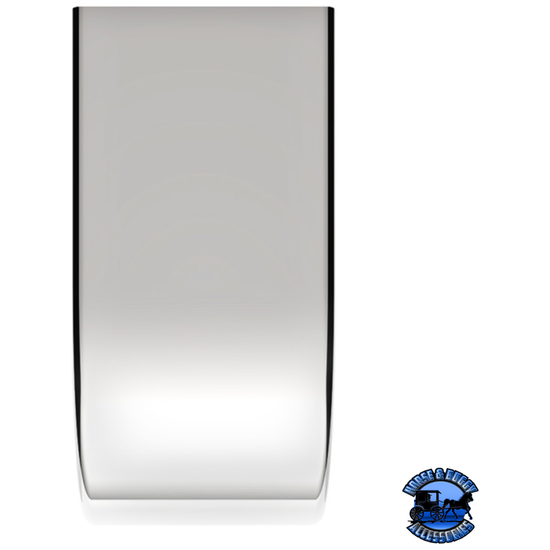 430 STAINLESS STEEL (16GA) ROLL FORMED EDGE SMOOTH HALF FENDER - SS SERIES (Choose Fender Length) (Choose Fender Spread) FENDER 60" / 25",66" / 31",80" / 31",80" / 45" Light Gray