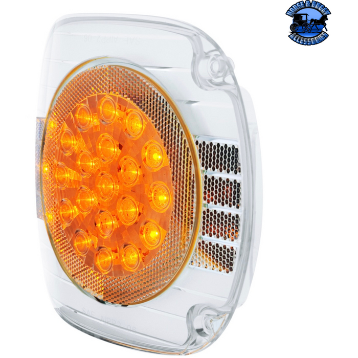 Light Gray 22 LED TURN SIGNAL LIGHT FOR 1996-2010 FREIGHTLINER CENTURY (Choose Color) LED TURN SIGNAL Amber,Clear