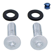 STAINLESS STEEL SWITCH GUARD PLATE FOR PETERBILT 359 - AXLE DIFFERENTIAL #48008 Guard Plate Gray