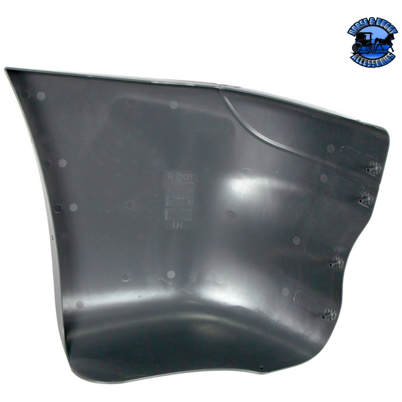 BUMPER END FOR 2001-2016 FREIGHTLINER COLUMBIA (Choose Side) Bumper End Driver's Side,Passenger's Side Dim Gray
