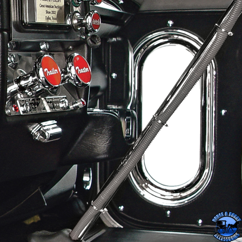 Peterbilt Interior View Window Trim #40904 Window Trim Black