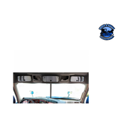 Chrome Plastic Upper Center Storage Door Cover For 2007-2018 Freightliner Cascadia Storage Cover Dark Slate Gray