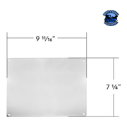 STAINLESS STEEL DASH BLANK FOR 2018-2023 FREIGHTLINER CASCADIA #42435 Dash Blank Light Gray