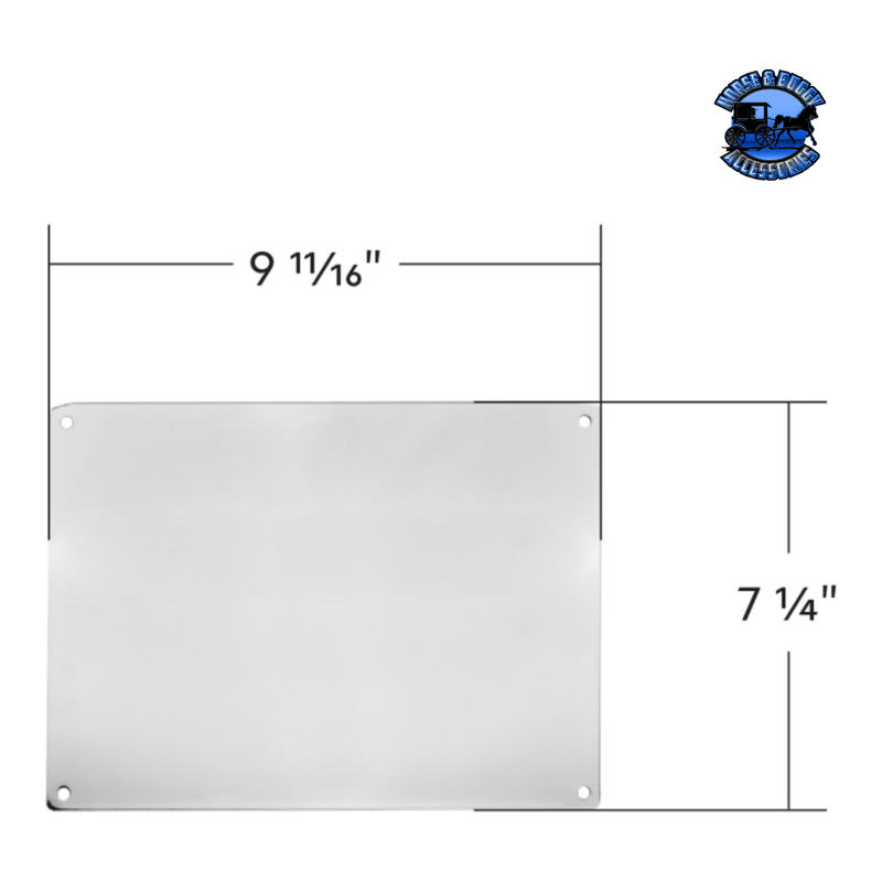 STAINLESS STEEL DASH BLANK FOR 2018-2023 FREIGHTLINER CASCADIA #42435 Dash Blank Light Gray