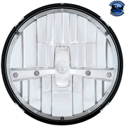 ULTRALIT - 5 High Power LED 7" Dual Function Headlight - Chrome #31391 LED Headlight Light Gray