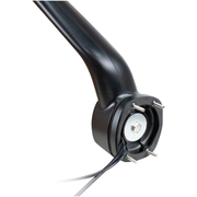 CHROME HOOD MIRROR ASSEMBLY W/ SEQUENTIAL LED TURN SIGNAL FOR 2013-2021 KENWORTH T680 & PETERBILT 579 (Choose Side) Hood Mirror Drivers Side,Passengers Side Dark Slate Gray