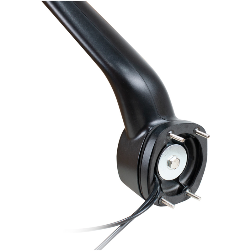 CHROME HOOD MIRROR ASSEMBLY W/ SEQUENTIAL LED TURN SIGNAL FOR 2013-2021 KENWORTH T680 & PETERBILT 579 (Choose Side) Hood Mirror Drivers Side,Passengers Side Dark Slate Gray