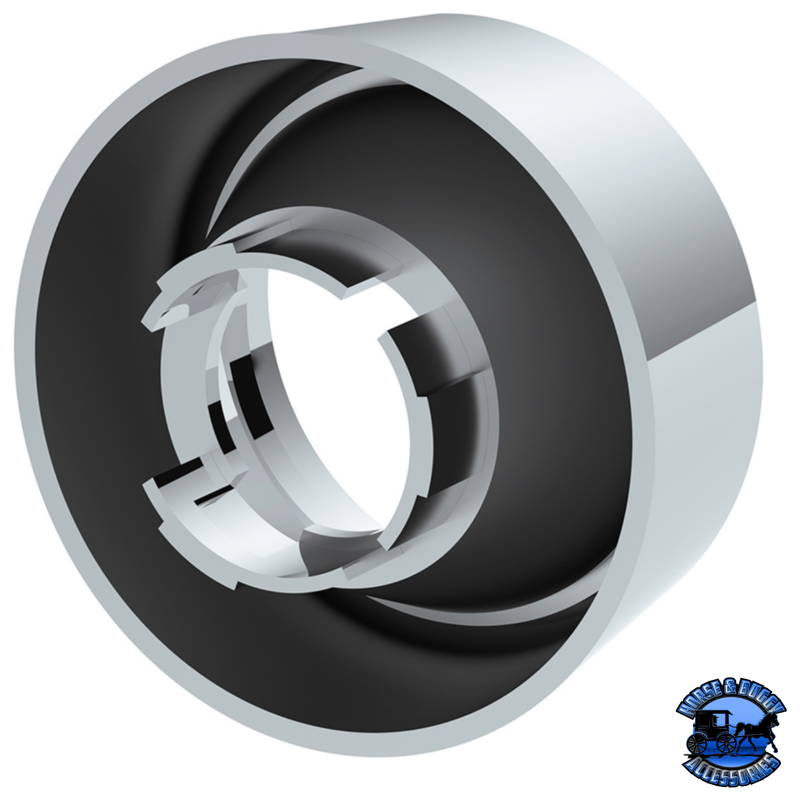 CHROME A/C KNOB FOR 2013-2021 PETERBILT 579 #41762 A/C Knob Light Gray