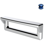 Chrome Plastic Switch Label Covers With Visor For Freightliner Classic/FLD (6-Pack) #40958 Switch Cover Gray