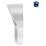 Chrome Small Gauge Bezel With Visor For 2018-2022 Freightliner Cascadia #42423 Gauge Bezel Light Gray