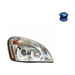 Gray PROJECTION HEADLIGHT WITH WHITE LED POSITION LIGHT FOR 2008-17 FREIGHTLINER CASCADIA (Choose Color) (Choose Side) HEADLIGHT Chrome / Passenger's Side